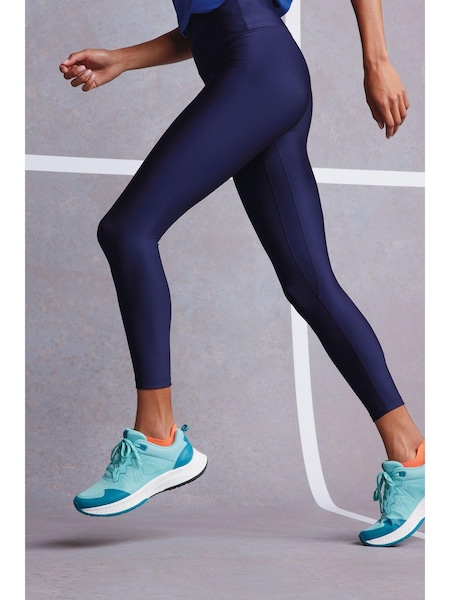 Matière recyclée bleu marine taille haute - Active New & Leggings de sport à taille haute amélioré (716575) | € 3