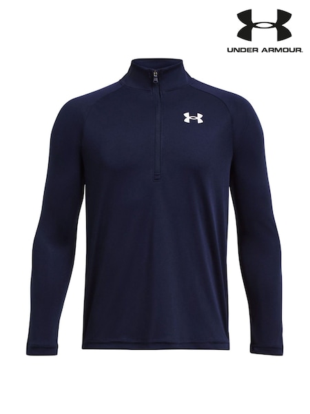 Under Armour Dark Blue Youth Tech 2.0 1/2 Zip Sweatshirt (717065) | $46