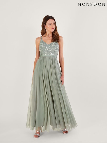 Monsoon Autumn Sustainable Embellished Maxi Dress (719461) | €49