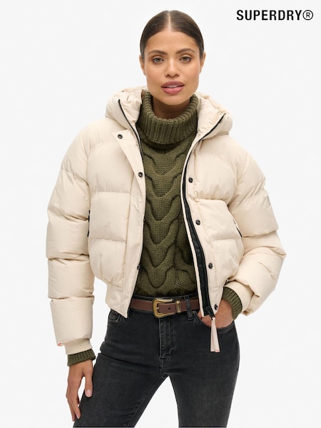 Не серый - Superdry Hooded Sports Puffer Bomber Jacket (719665) | €144