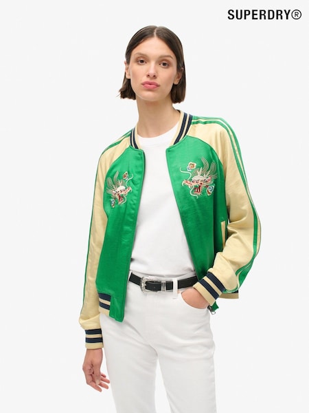 Superdry Bowling Green Suikajan Embroidered Bomber Jacket (719765) | €145