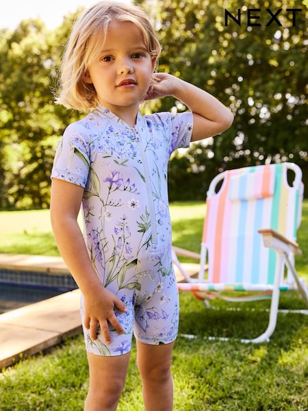 Modra majica Bluebell - Long leg Sunsafe Swimsuit (3mths-7yrs) (71C289) | € 13 - € 15