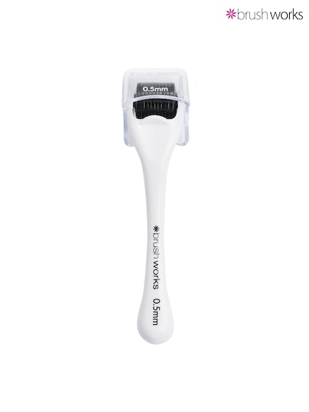 White - Brush Works Micro Needle Derma Roller 0.5mm