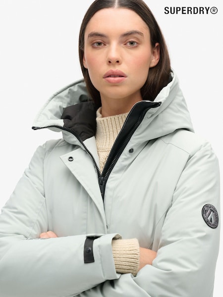Superdry Puritan Grey City Padded Parka Jacket (720937) | €89