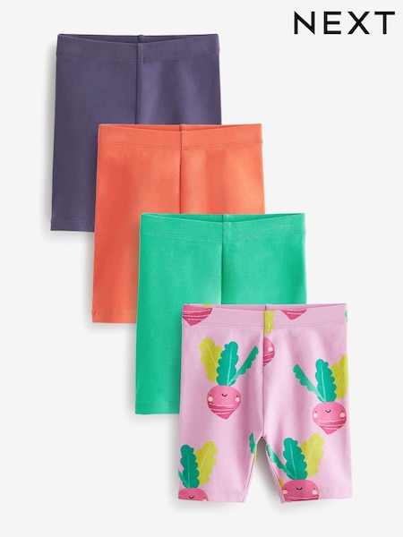 Zelena z zelenjavnim motivom - Cycle Shorts 4 Pack (3mths-7yrs) (721417) | € 11 - € 15
