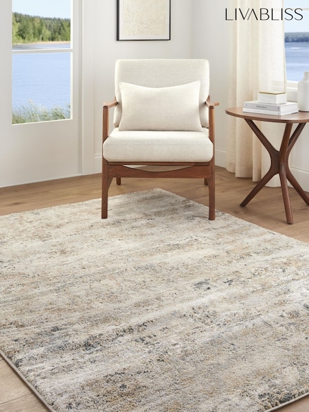 Livabliss Avellino Abstract Modern Marble High Pile Rug
