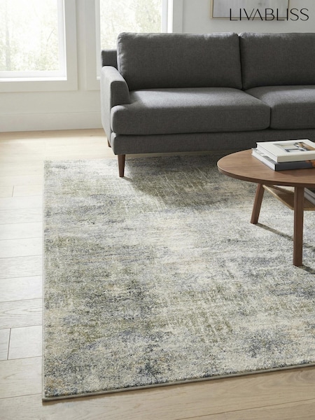 Livabliss Avellino Abstract Modern Marble High Pile Rug