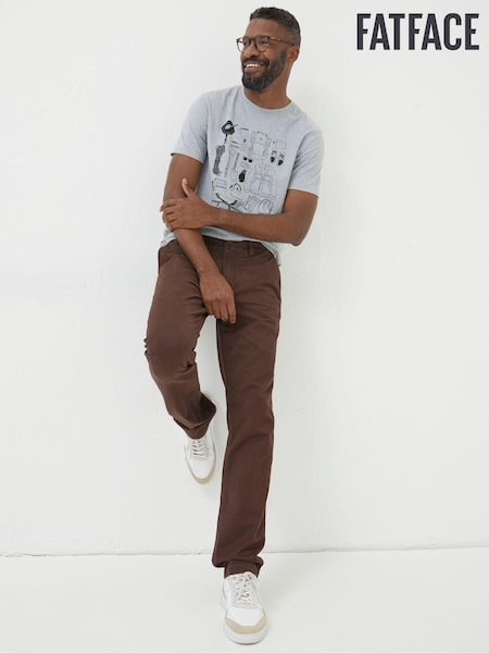 FatFace Brown Modern Coastal Trousers (726880) | €30