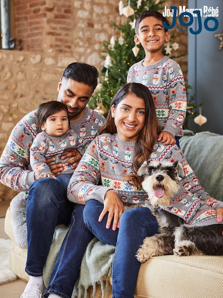 Jojo Maman Bébé Christmas Fair Isle Pattern Jumper (728159) | ‏15 ر.ع.‏