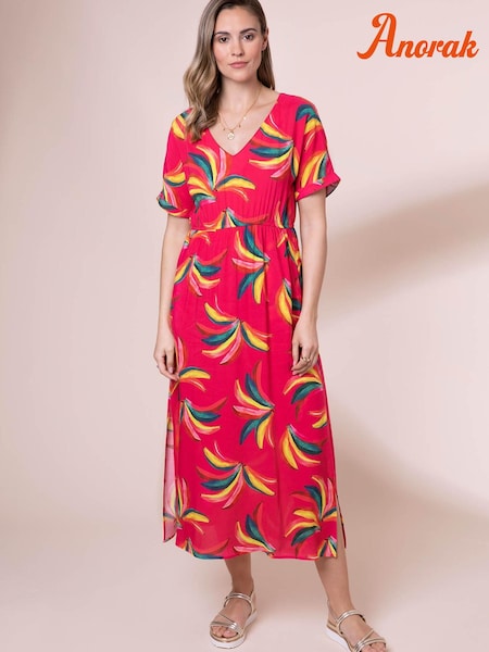 Anorak Pink Bananas EcoVero Short Sleeve Midi Dress (728963) | €37