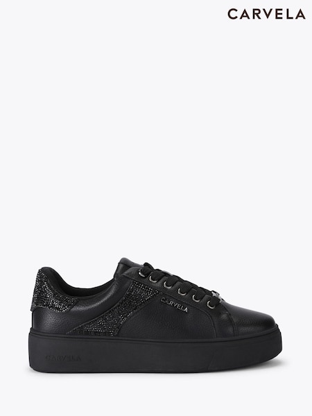 Black - Carvela Gia Embellished Trainers