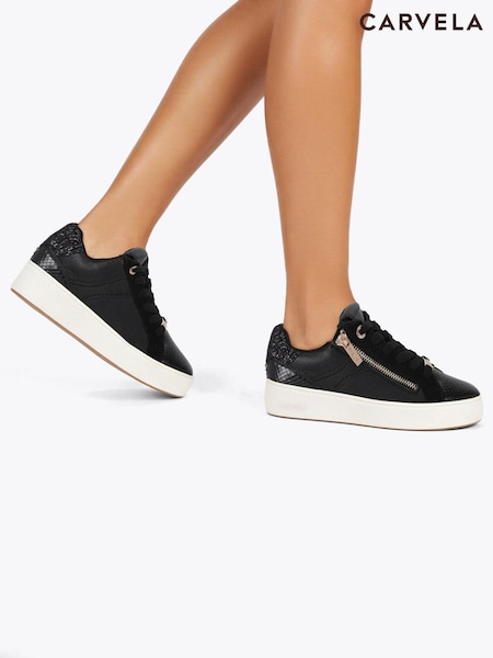 Negro - Zapatillas Carvela Gia Zip