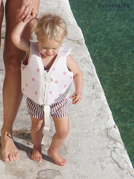 Pink - Sunnylife Kids Swim Vest