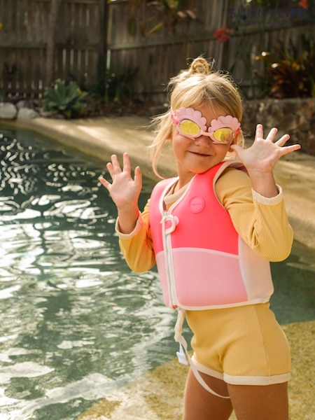 Strawberry Pink - Sunnylife Kids Swim Vest