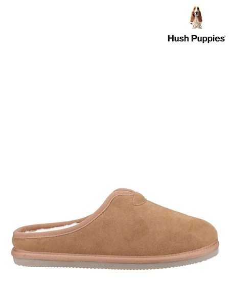 Brown - Regular Hush Puppies Conrad Slippers