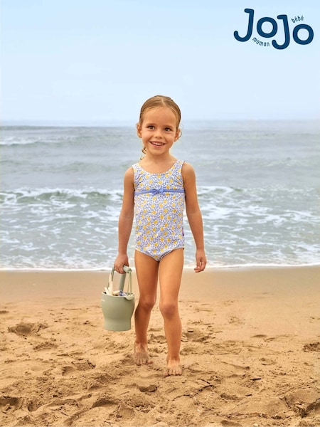 JoJo Maman Bébé Blue Lemon No Nappy Swimsuit (734095) | €29