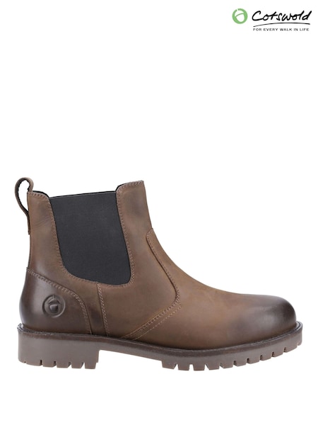 Brown - Regular Cotswolds Bodicote Chelsea Boots
