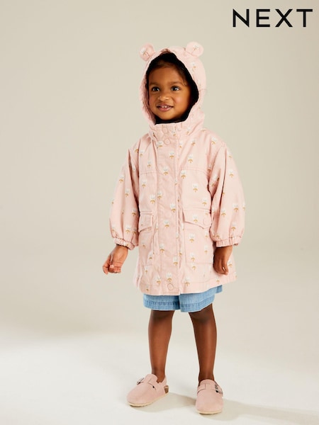 Pink - Shower Resistant Cotton Trench Coat (3mths-7yrs) (735433) | 15 € - 17 €