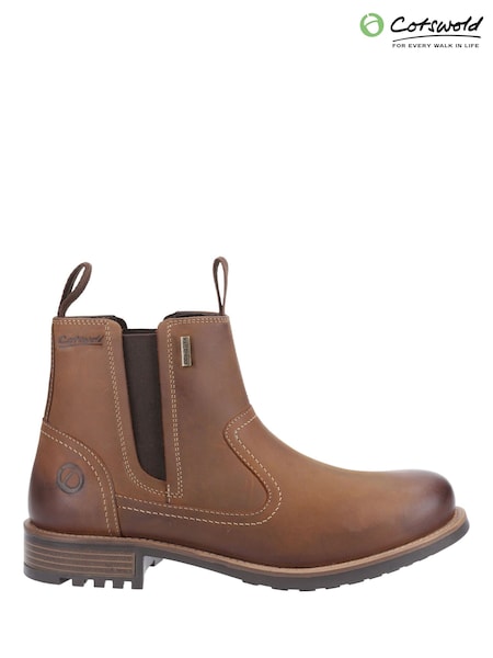 Brown - Regular Cotswolds Worcester Chelsea Boots
