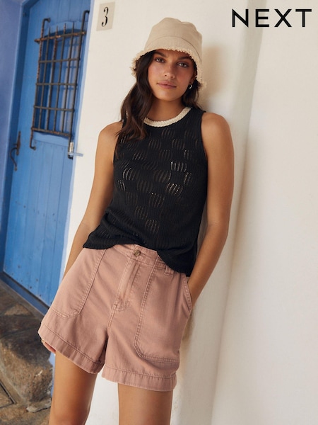 Black Crochet Tank Top (737279) | €7