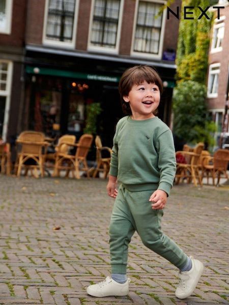 Green Sage Jersey Sweatshirt And Joggers Set (3mths-7yrs) (737709) | $18 - $25