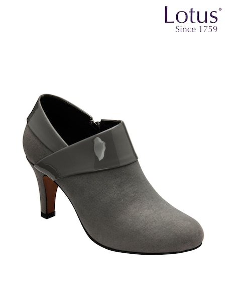 Lotus Grey Stiletto Heel Shoe Boots (738374) | ₪327
