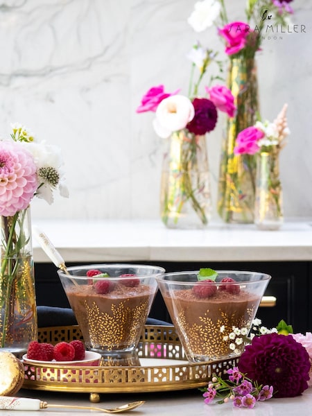 Sara Miller Clear Chelsea Set of 2 Glass Bowls (738601) | €29