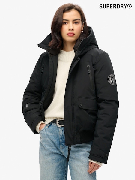 Schwarz - Superdry City Padded Bomber Jacket (739992) | 94 €