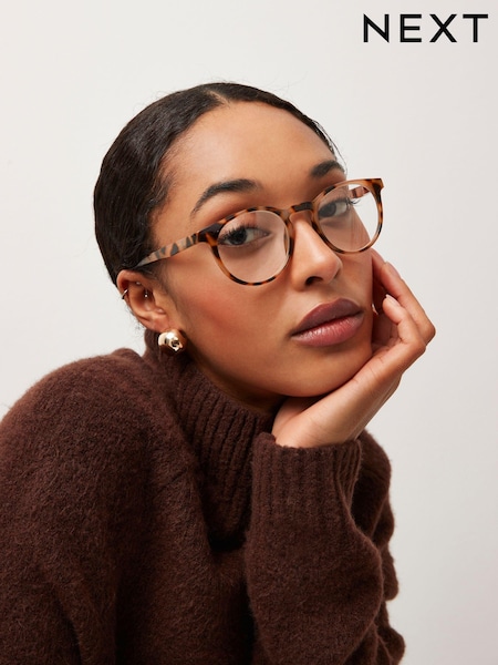 Tortoiseshell Brown Round Ready to Read Glasses (740072) | €8