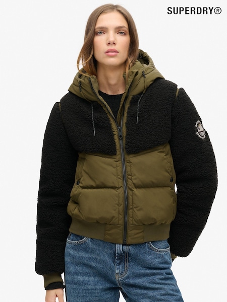 Graumeliert/Jaffa - Superdry Everest Bomber Hybrid Jacket (740109) | 67 €