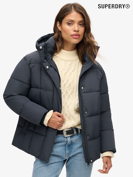 Superdry Eclipse Navy Montpellier Duvet Jacket (740272) | €188