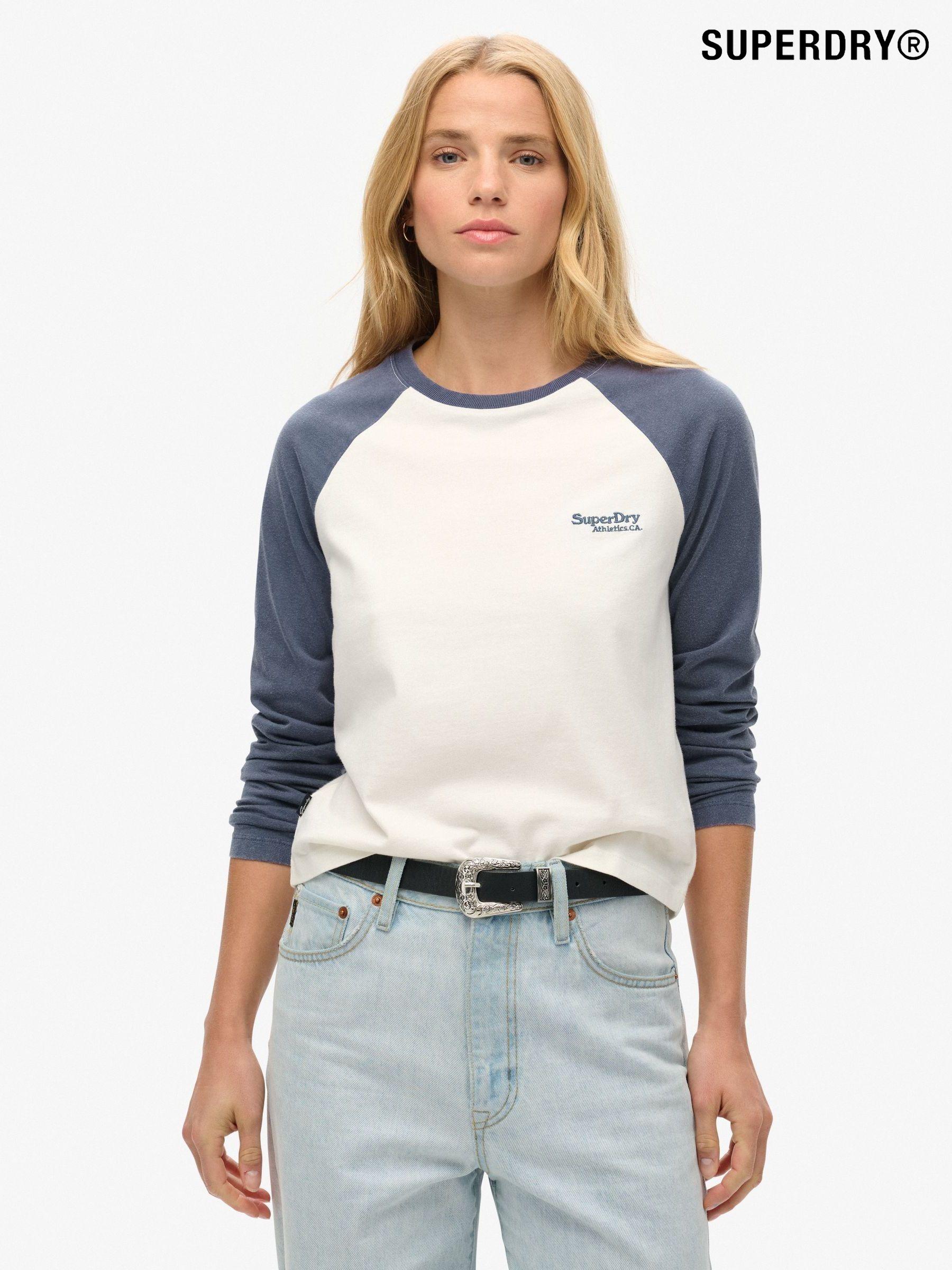 Superdry long sleeve t shirt women's discount