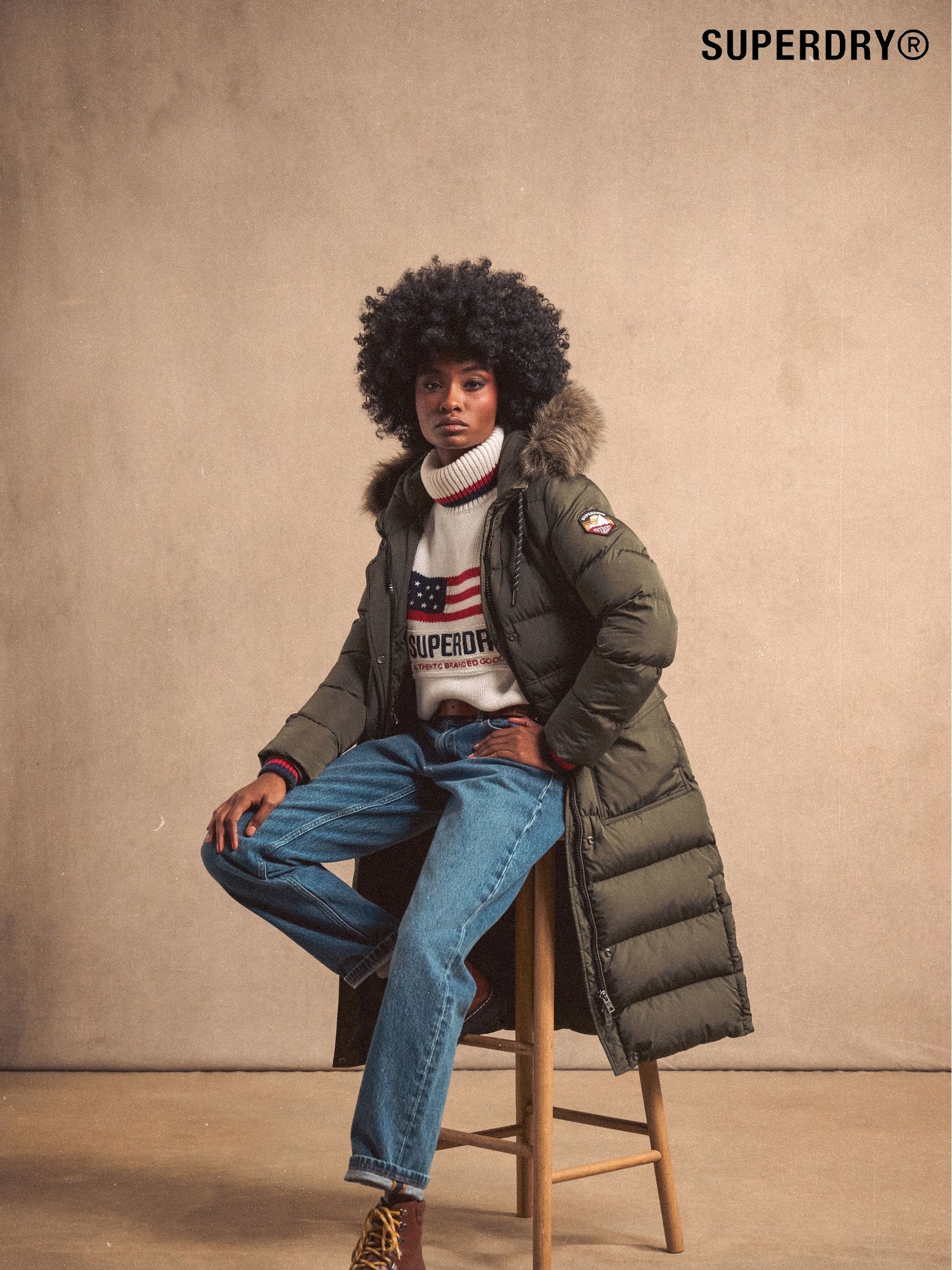 Winter parka superdry cheap