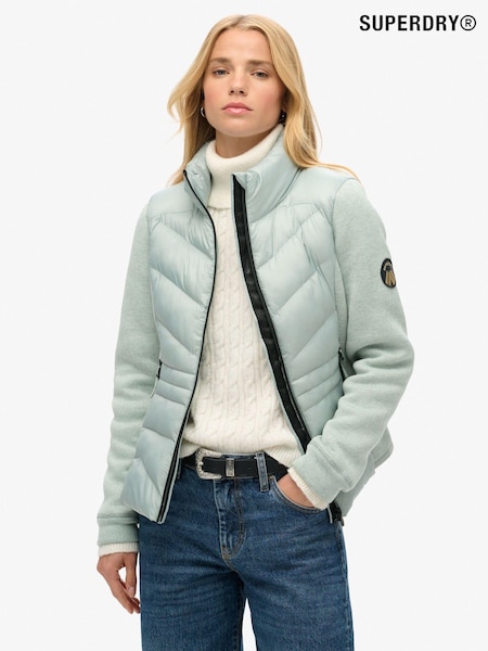 Superdry Green Storm Knit Hybrid Jacket (740819) | €145