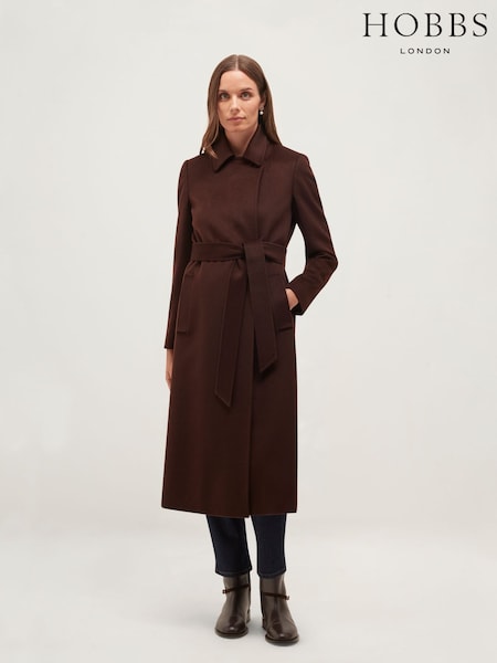 Brun - Manteau Hobbs Livia