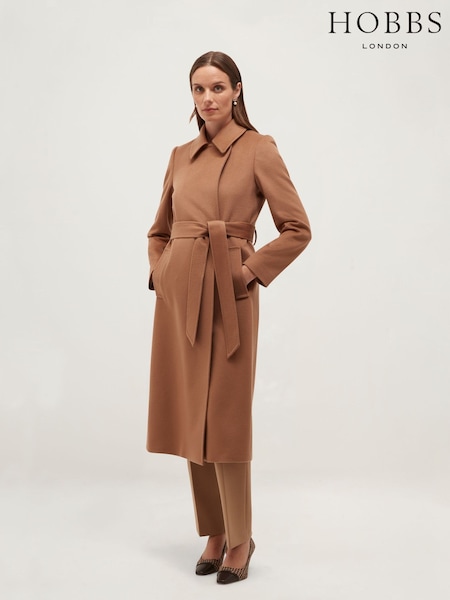 Dark Brown - Hobbs Livia Coat