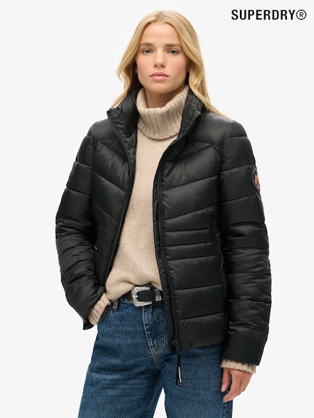 Superdry Black Fuji Quilt Padded Jacket (741747) | 6,008 UAH