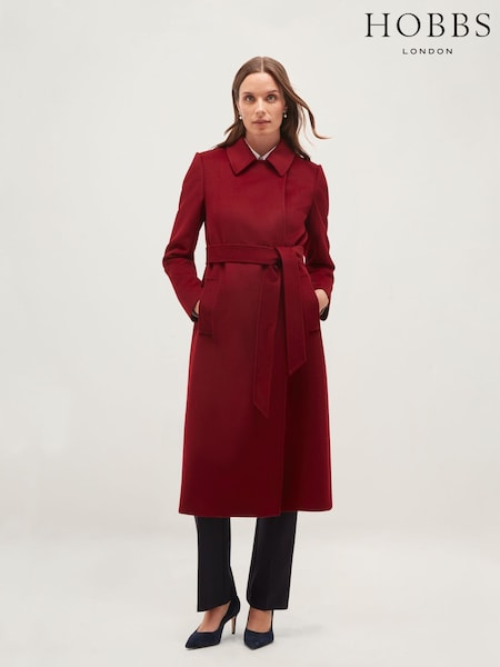 Rojo - Abrigo Livia de Hobbs