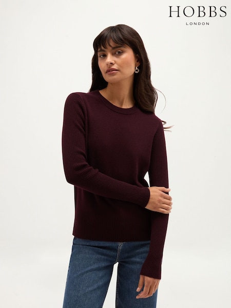 Purple - Hobbs Amira Jumper