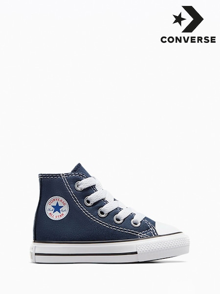 Converse Navy Chuck Taylor All Star High Infant Trainers (742594) | 8,110 ISK