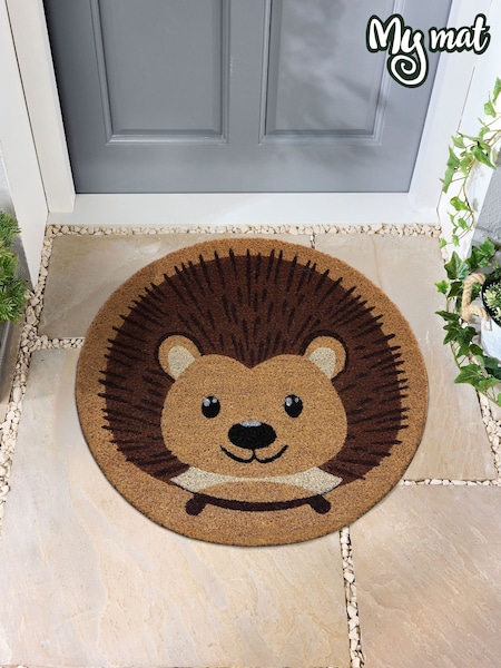 My Mat Printed Coir Hedgehog Doormat