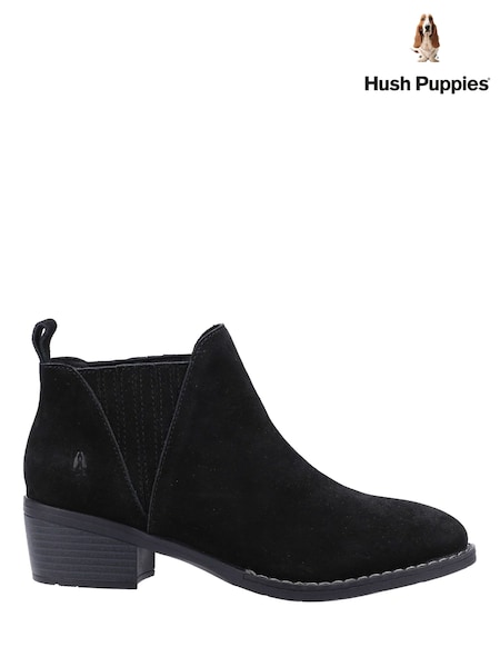 أسود - بوت بارتفاع الكاحل Isobel من Hush Puppies