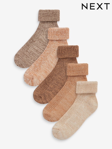 Neutrale Farbe - Roll Top Socks 5 Pack (743748) | 3 € - 4 €