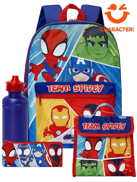 Blue - Character Marvel Spidey And His Amazing Friends Bags 4 Piece Set