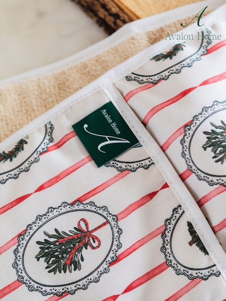 Avalon Home Stripe The Halls Oven Gloves