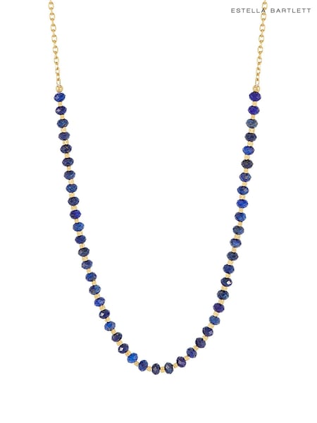 Blue - Estella Bartlett Lapis Lazuli Amelia Gemstone Necklace
