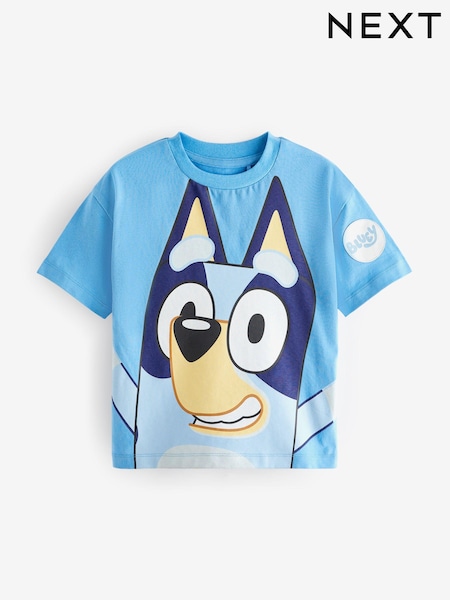 Blue Bluey Short Sleeve 100% Cotton T-Shirt (6mths-8yrs) (747220) | € 7 - € 9