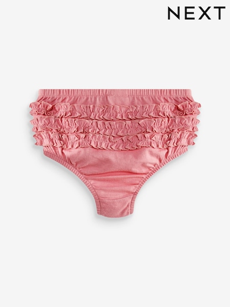 Rose/Blanc - Lot de 2 culottes à volants (0 mois à 2 ans) (747415) | € 4