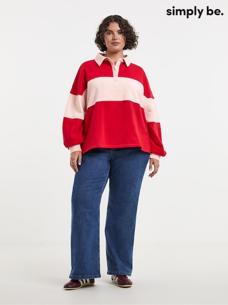 Rot - Simply Be Polo Sweatshirt