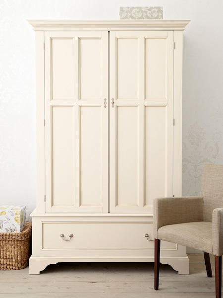 Laura Ashley Ivory Clifton Double 1 Drawer Wardrobe (750927) | €2,016